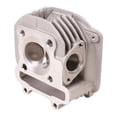 thumbnail image 1 of Blue Line Stock Cylinder Head (Valve Installed, 57.4); GY6, 1 of 1