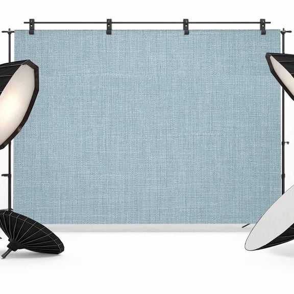 Blue Linen Photography Backdrop 7x5FT, Farmhouse Pure Color Country Vintage Photo Backdrops, Background for Photography Studio Photo Studio Background, Back Drop for Photoshoot