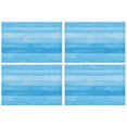 thumbnail image 1 of Blue Linen Placemats, Set of 4 Place Mats– Stain Resistant Foldable & Washable Dining Table Placemats for Kitchen Decor Indoor & Outdoor Use, 1 of 7