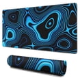 thumbnail image 1 of Blue Lines&nbsp;mousepad Gamingwaterproof,rubber+multispandexwashable Line Theme Gaming Mouse PadDesk Pad for Office Home Game 31.5x15.7inches, 1 of 7