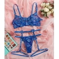 thumbnail image 1 of Blue Lingerie Set Embroidery, 1 of 4