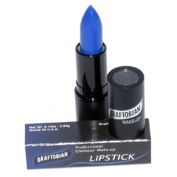 Blue Lipstick Graftobian Cruelty Free USA Lip Stick Professional Makeup