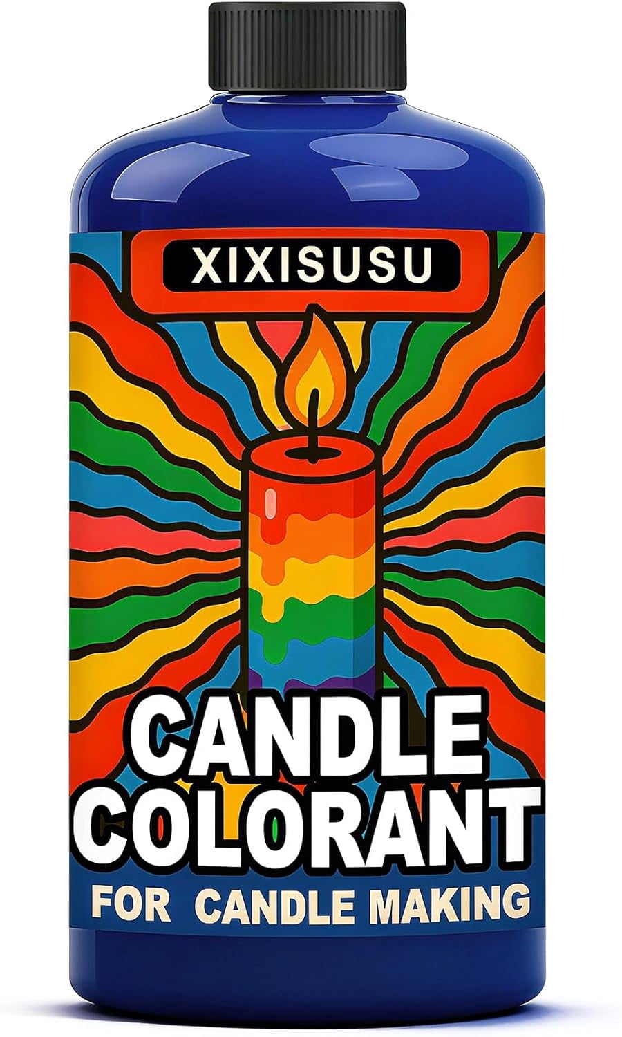 Blue Liquid Candle Dye (10 fl oz) - Vibrant Wax Coloring for Soy Wax & Beeswax Candle Making - Just a Few Drops for Vibrant Color! (Blue, 10 Fl.Oz)