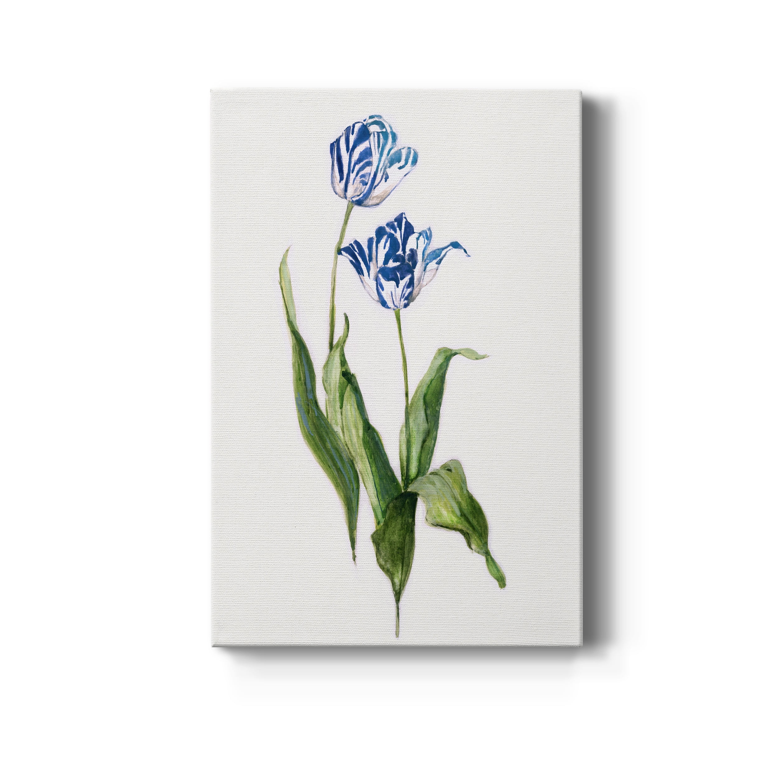 Blue Lively Botanical II Premium Gallery Wrapped Canvas - Ready to Hang - 18 x 27