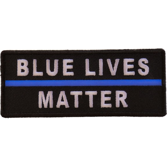 Blue Lives Matter Patch with Blue Line