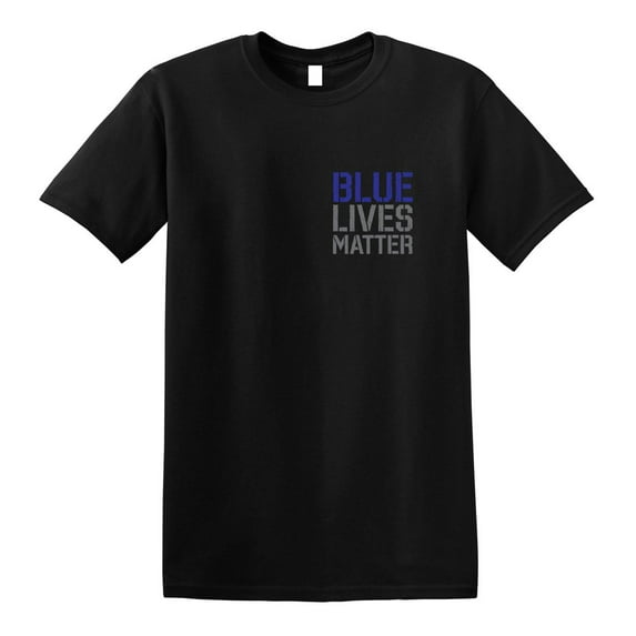 Blue Lives Matter/Punisher Skull Flag Thin Blue Line Shirt