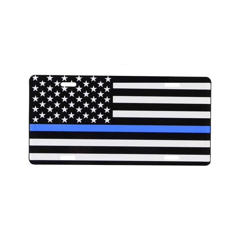 Blue Lives Matter Thin Line License Plate Blue Lives Matter Thin Line License Plate