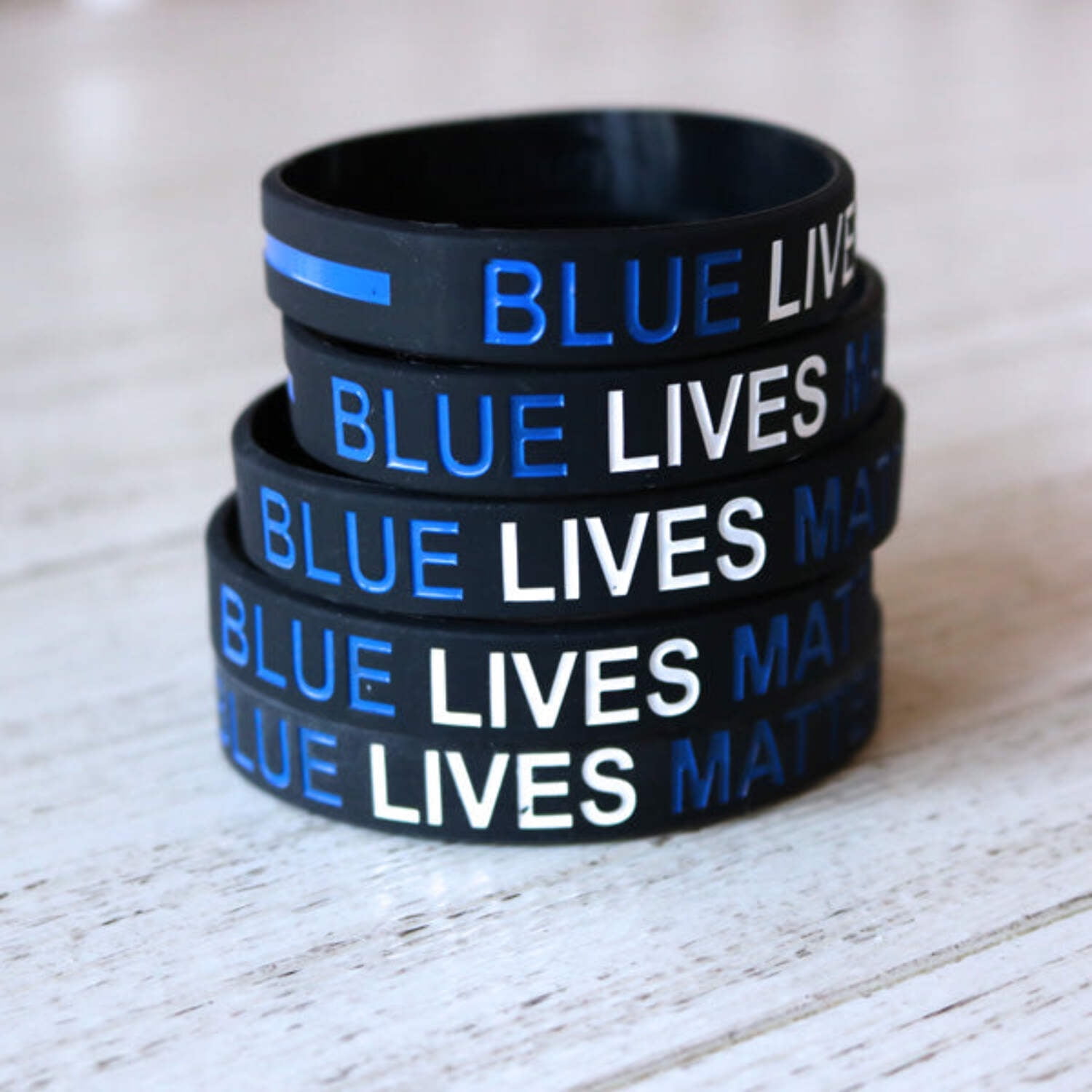 Blue Lives Matter Wristband Walmart