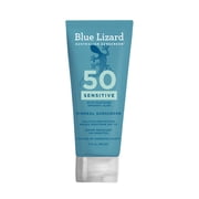 Blue Lizard Sensitive Mineral SPF 50 Sunscreen Lotion, 3 fl oz