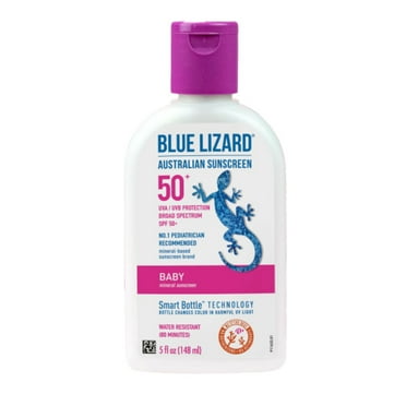 Blue Lizard Baby SPF 50+ Mineral Sunscreen Lotion, Broad Spectrum, 5 fl oz