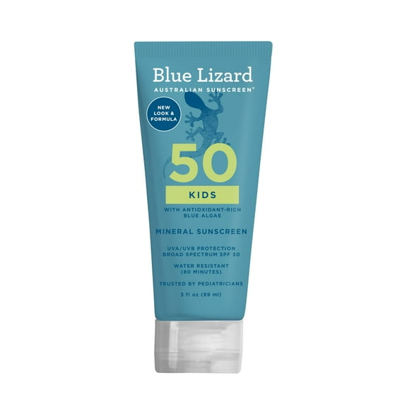 Blue Lizard Kids Mineral SPF 50 Sunscreen Lotion, 3 oz