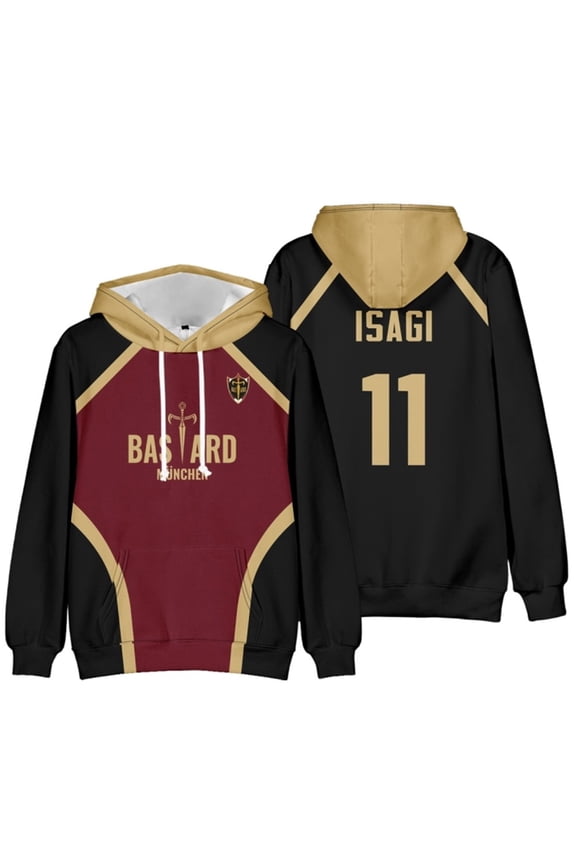 Blue Lock 2025 Jersey Hoodie Unisex Football Anime Sweatshirt Fashion Long Sleeve Pullover