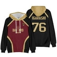 thumbnail image 1 of Blue Lock 2025 Team Uniform Sports Hoodie Unisex Football Uniform Anime Hooded Sweatshirt, 1 of 2