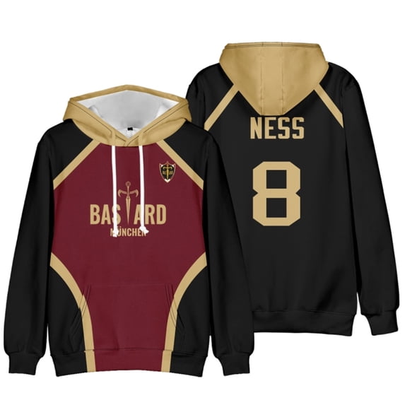 Blue Lock 2025 Team Uniform Sports Hoodie Unisex Football Uniform Anime Hooded Sweatshirt