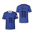 thumbnail image 1 of Blue Lock Anime T Shirts 2024 Summer Mens Short Sleeved Cartoon Football Jersey T-shirt Adults Kids Soccer Isagi Cosplay Uniform, 1 of 16