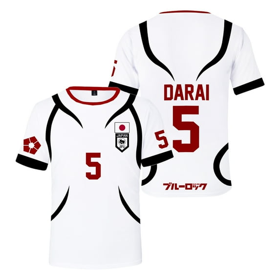 Blue Lock Anime T-shirt Cosplay Jersey Shirts Crewneck Short Sleeve Tee Women Men Streetwear Tops