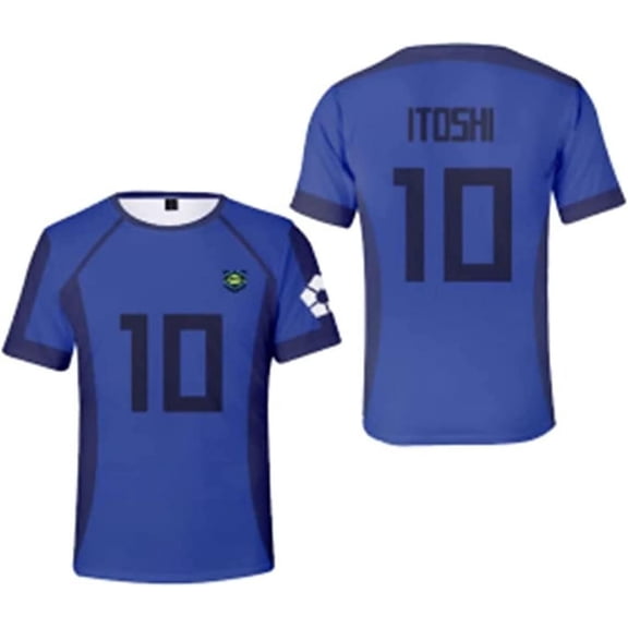 Blue Lock Anime Tshirt Unisex Short Sleeve T-shirts Men Women Streetwear Casual Fashion Cosplay