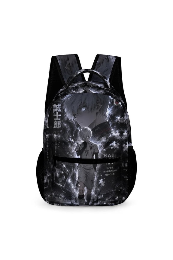 Blue Lock Backpack Anime Backpack 17 Inch Cartoon Anime Backpack Large Capacity Daily Commuter
