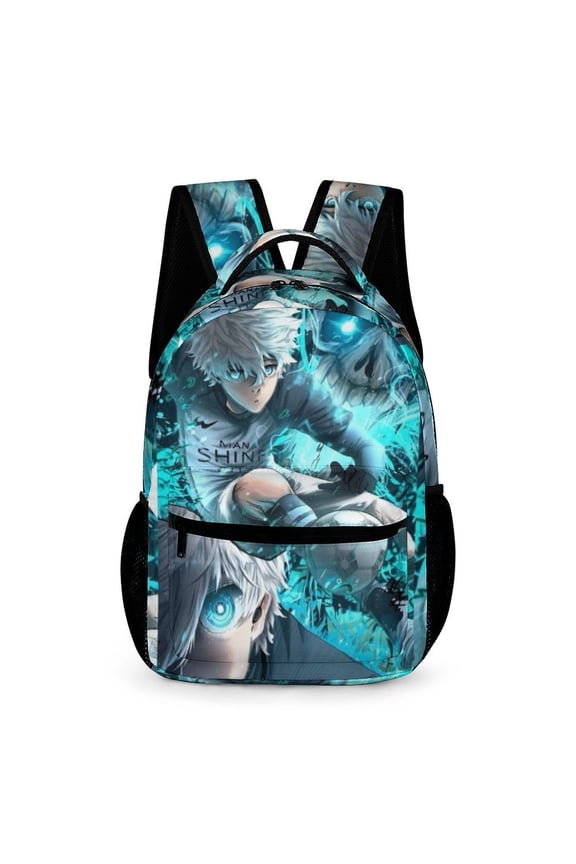 Blue Lock Backpack Anime Backpack 17 Inch Cartoon Anime Backpack Large Capacity Daily Commuter