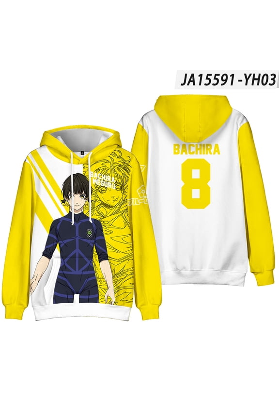 Blue Lock Cosplay Clothes Merch Hoodie For Men/Women Unisex Winter Long Sleeve Sweatshirt Hooded Streetwear