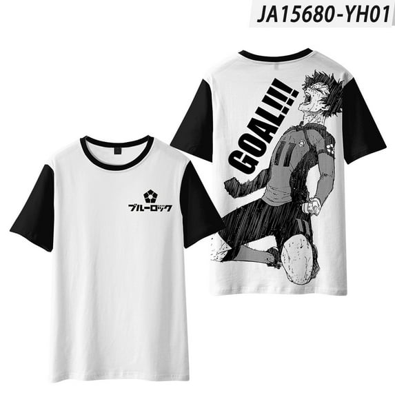 Blue Lock Cosplay T-Shirt Merch For Women/Men Unisex Summer Fashion Short Sleeve Tshirt Streetwear