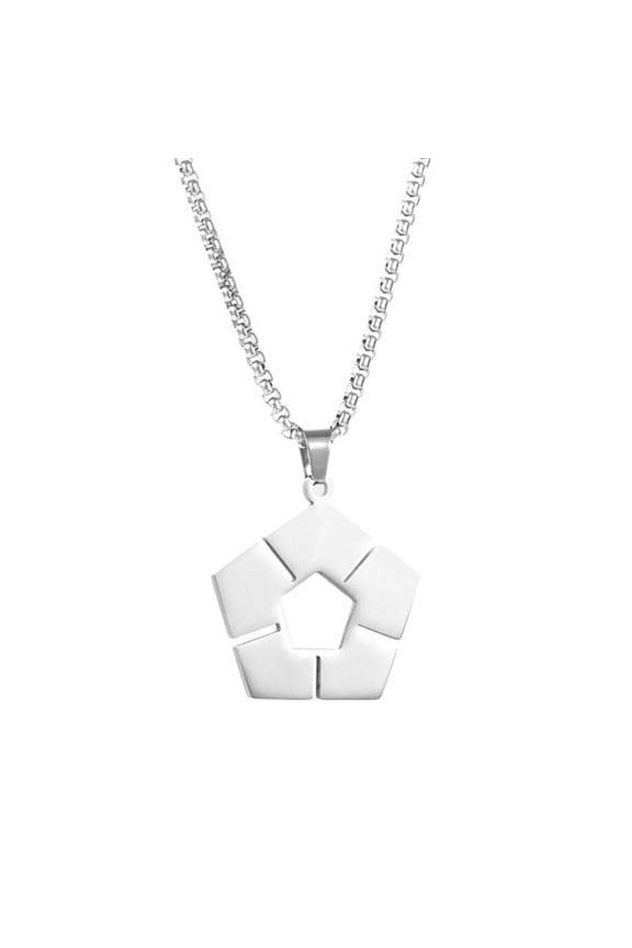 Blue Lock Football Necklace 60cm Square Fashion Necklace,