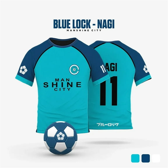 Blue Lock Manshine City Cartoon Anime Cosplay Men Jersey Summer Short Sleeve Tee Custom Name Number Tops 2025 Women T-shirt