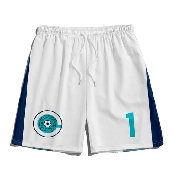 Blue Lock Manshine City Seishiro Team Uniform Sports Suit Shorts T-shirt Anime Sports Shirt Merch Unisex Sportswear