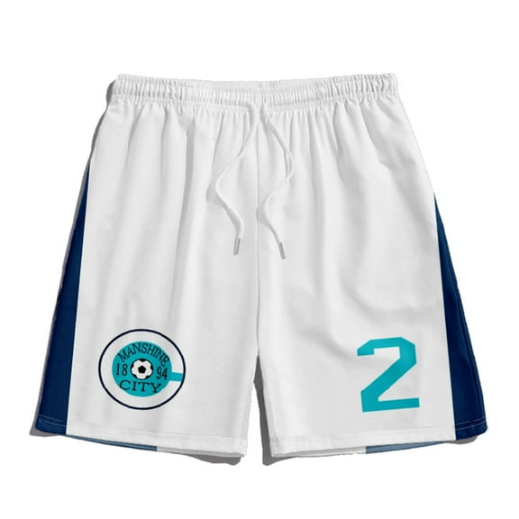 Blue Lock Manshine City Seishiro Team Uniform Sports Suit Shorts T-shirt Anime Sports Shirt Merch Unisex Sportswear