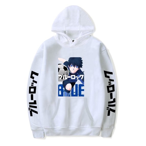 Blue Lock Merch Hoodie Casual Pullover Unisex Hooded Tops Fashion Casual Long Sleeve Cool Sweatshirt