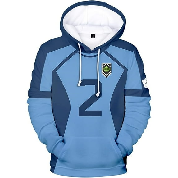 Blue Lock Merch Hoodie Long Sleeve New 3D Printed Logo Unisex Sweatshirt Fashion Pullover