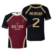 Blue Lock Munchen Yoichi Isagi Team Uniform Sports Suit Shorts T-shirt Anime Sports Shirt Merch Unisex Sportswear
