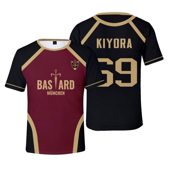 Blue Lock Munchen Yoichi Isagi Team Uniform Sports Suit Shorts T-shirt Anime Sports Shirt Merch Unisex Sportswear