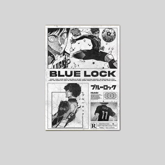 Blue Lock Poster Anime/Manga Poster Otaku/Fan Gift Poster Size 24''x36'' Googate