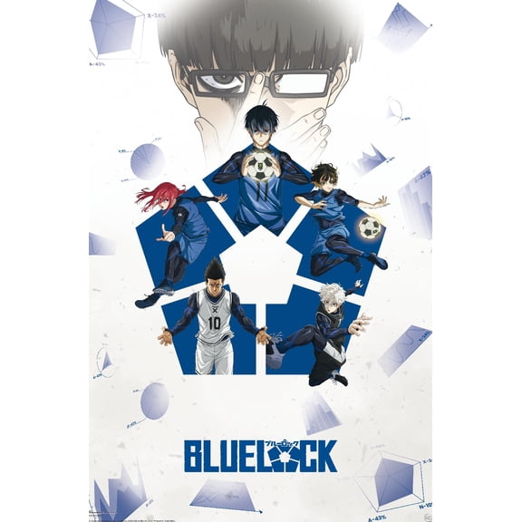 Blue Lock - Project Wall Poster, 14.725" x 22.375"