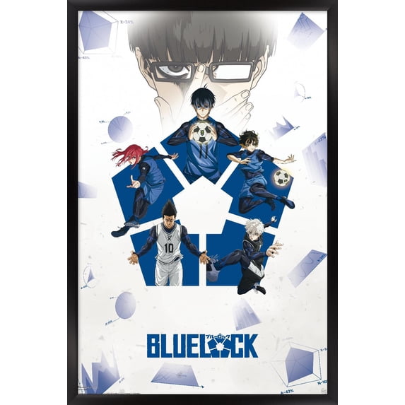 Blue Lock - Project Wall Poster, 22.375" x 34" Framed
