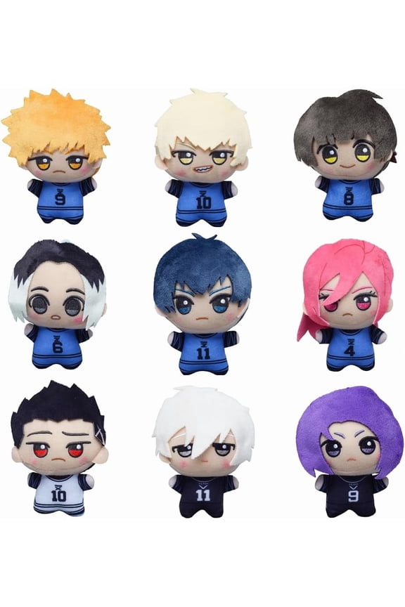 Blue Lock - REO Mikage Plush Figure Anime Soft Stuffed Doll, Stuffed Animals, Blue Lock Plush Toy, Blue Lock Plushies Schoolbag Wallet Pendant Charm Mini Hug Pillow Decoration Collectible Gifts