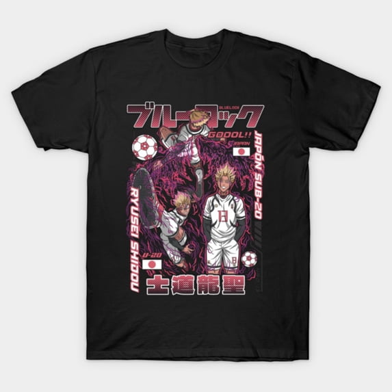 Blue Lock Ryusei Shidou T-Shirt Sizes S-5Xl GooGate