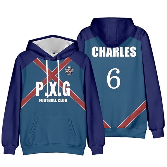 Blue Lock Sports Hoodie Unisex Team Uniform Anime Hooded Sweatshirt