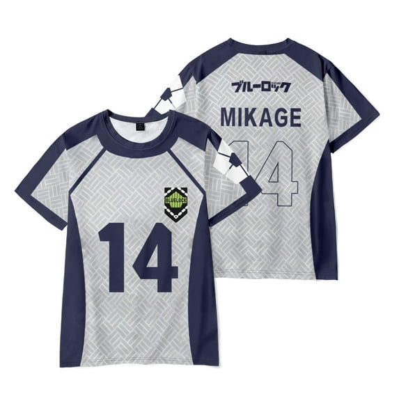 Blue Lock Sports T-shirt Anime T-shirts Merch Fashion 3D Print Sports Top