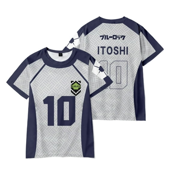 Blue Lock Sports T-shirt Anime T-shirts Merch Fashion 3D Print Sports Top