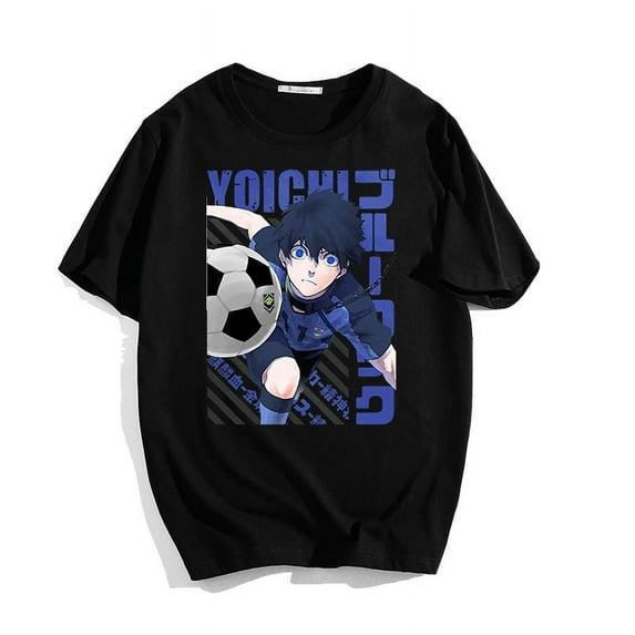 Blue Lock T-Shirt Anime crewneck cotton summer short