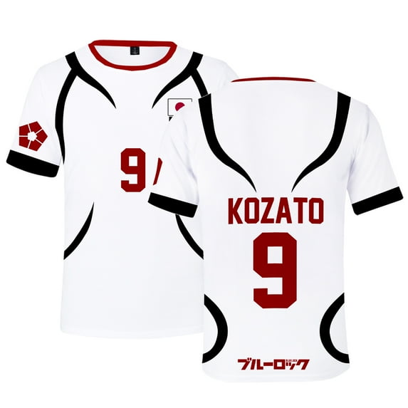 Blue Lock T-shirt Short Sleeved Sportswear Unisex Clothing Merch Anime Style Top