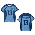 thumbnail image 1 of Blue Lock Yoichi Isagi Cosplay T-Shirt Anime Jersey T-shirts Merch Fashion 3D Print Top Short Sleeved Sports Shirt Unisex Clothing, 1 of 2