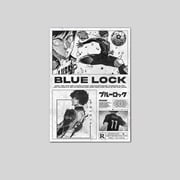Blue Lock Yoichi Isagi Vintage Manga Grunge Poster Size 24x36 The Golden Shop