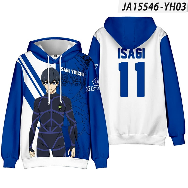 Blue Lock merch hoodie sweatshirt Isagi Yoichi hoodies for autumn