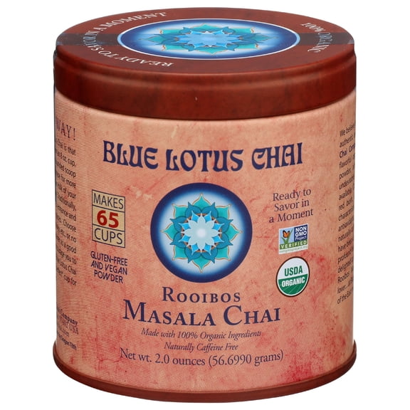 Blue Lotus Chai Organic Masala Rooibos 2 Oz - Pack Of 6