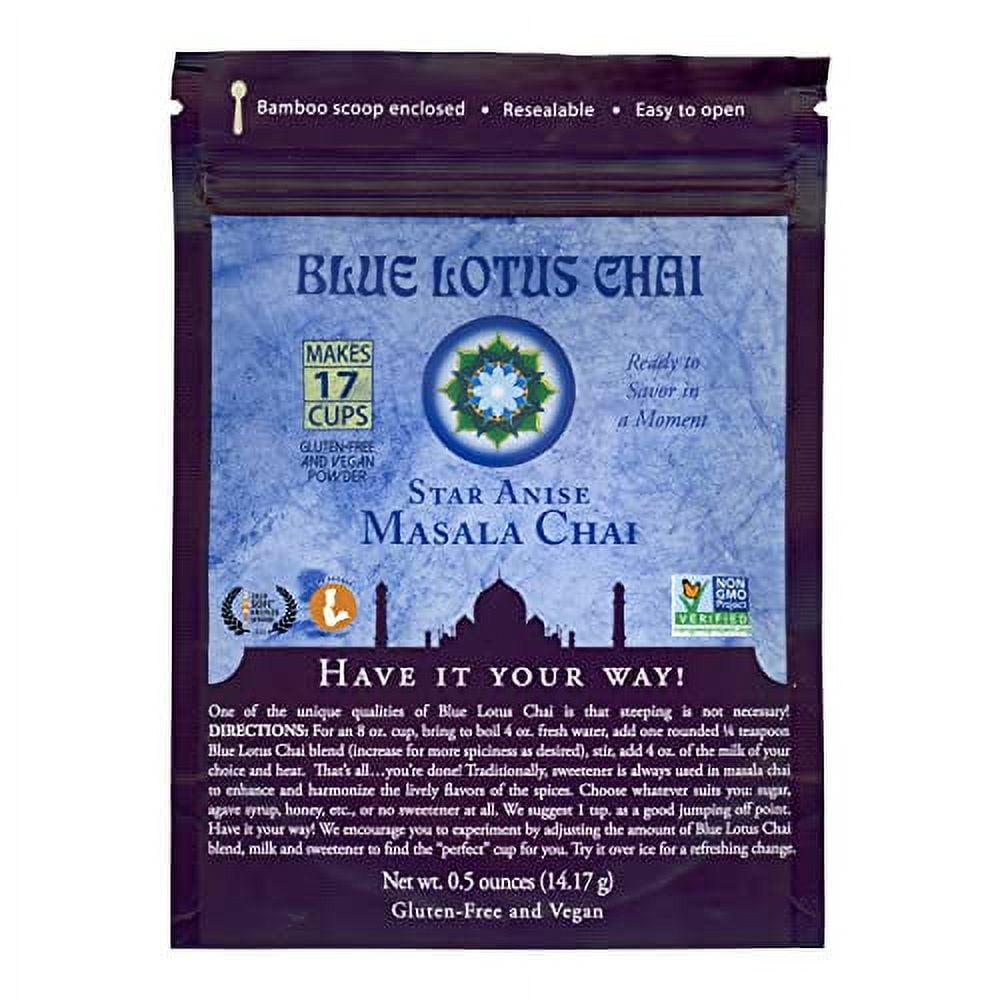 Blue Lotus Chai .. Star Anise Masala Chai .. Makes 17 Cups .. 0.5