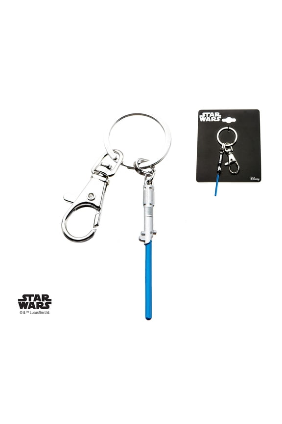 Blue Luke Skywalker's Lightsaber Steel Key Chain