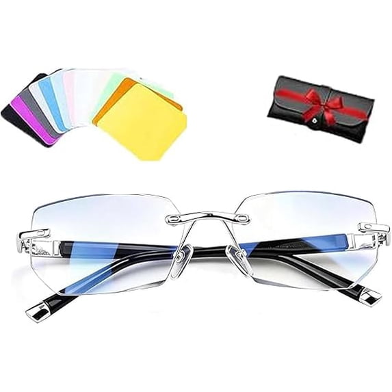 Blue Lume Glasses, Blue Lume Auto Focus Glasses, Smart Zoom Diamond-Cut ...